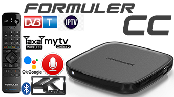 Formuler CC 4K UHD Hybrid Over The Air Media Receiver DVB-T